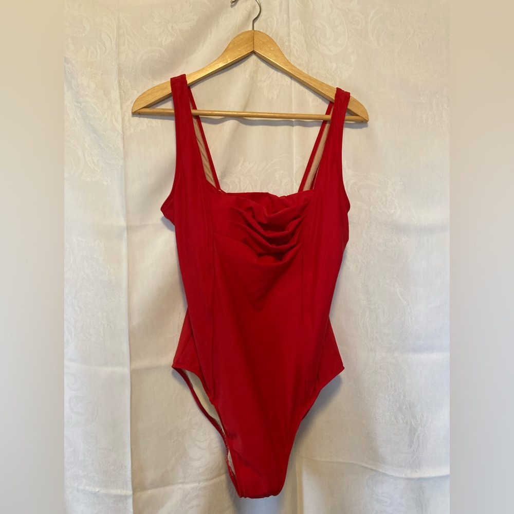 Shape FX Red One Piece Swimsuit Size 16